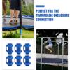 Happyyami 8pcs Trampoline Pole Caps Covers for Easy Installation Compatible Trampolines Strong and Wear-Resistant Accessories view 3