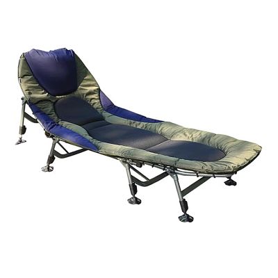 Foldable Bed with Mattress Queen Adjustable Backrest and 600D Oxford Fabric Suitable for Children Pregnant Women 150kg Load Capacity Camping Cot Aluminum Rack
