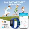 BIGGERFIVE Vigor 2 L Kids Fitness Tracker Watch for Boys Girls Ages 5-15, Activity Tracker, Heart Rate Sleep Monitor, IP68 Waterproof, Pedometer, Calorie Step Counter Watch, Blue view 2
