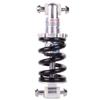 LUNJE Bicycle Rear Shock Absorber 100mm 125mm 150mm Mountain Bike Coil Spring Shocks 500lbs/650lbs/750lbs/1200lbs/1500lbs Rear Suspension Damper Black(100mm/650lbs) view 1