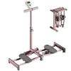 Leg Trainer Ski Training Machine, Pelvic Floor Trainer, Female Slim Body Exercise Workout, Muscle Inner Thigh Exerciser with Counter, with Handle, Height Adjustable, for Postpartum, Fitness, Cardio view 1