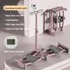 Leg Trainer Ski Training Machine, Pelvic Floor Trainer, Female Slim Body Exercise Workout, Muscle Inner Thigh Exerciser with Counter, with Handle, Height Adjustable, for Postpartum, Fitness, Cardio view 2