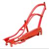 MICARGI Mustang Stretch Cruiser Bike Frame,26-in Steel Frame with Bike Chain Suitable for Lowrider Bike, Chopper Bike, and Electric Bike Conversion (red) view 2