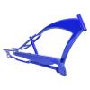 MICARGI Puma Stretch Cruiser Bike Frame,30-in Steel Frame with Bike Chain Suitable for Lowrider Bike, Chopper Bike, and Electric Bike Conversion (Blue) view 3