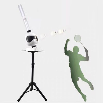 Automatic Badminton Pitching Machine,Portable Badminton Serve Machine,Badminton Training Machine,Automatic Shuttlecock Launcher,for Indoor & Outdoor Training