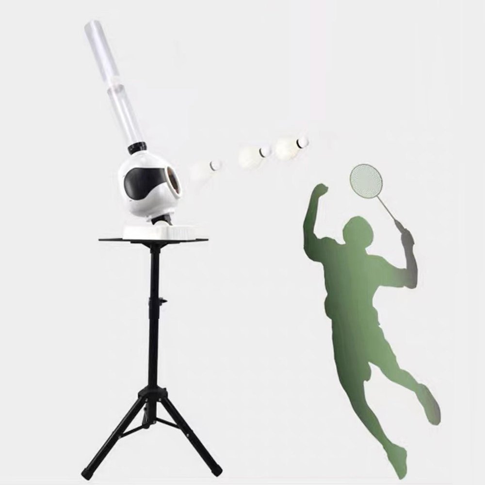 Automatic Badminton Pitching Machine,Portable Badminton Serve Machine,Badminton Training Machine,Automatic Shuttlecock Launcher,for Indoor & Outdoor Training