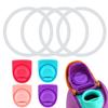 4pcs Water Bottle Seal Circle & 4pcs Replacement Stopper for Owala FreeSip, Silicone O Lid Gasket Ring Top Parts for Free Sip 16oz 19oz 24oz 32oz 40oz, Cap Mouth Plug Accessories, BPA-Free (Colorful) view 1