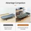 Fold up Beds for Adults Eight Legged Support Folding Camping Cot Six Adjustable Backrests Portable Folding Outdoor Cot for Outdoor Travel Camp Beach Vacation(Gray A 200 * 66 * 35cm) view 3