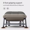 Fold up Beds for Adults Eight Legged Support Folding Camping Cot Six Adjustable Backrests Portable Folding Outdoor Cot for Outdoor Travel Camp Beach Vacation(Gray A 200 * 66 * 35cm) view 4