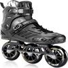 3 Wheel Inline Skates for Adult Women Men,Professional Outdoor Fitness 3X110 Mm Wheels Roller Skates Blades for Unisex (White, Men 10.5/Women 11.5 46) view 1
