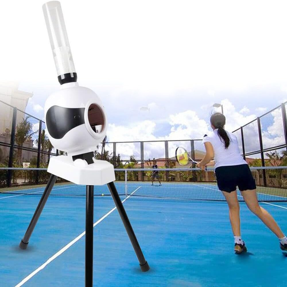 Badminton Serving Machine,Automatic Shuttlecock Launcher,Badminton Stringing Machine,Badminton Training,Badminton Stringing Machine,for Solo Practice and Competition Training,A