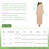 ACSUSS Muslim Dress for Women Solid Loose Islamic Full Cover Long Robe Arabian Abaya Kaftan Prayer Clothes White XXL-3XL view 4