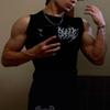 FitKairosis Diaphthora Black Compression Shirt for Men Gym Fitness Workout Performance Athletic Wear Gym Clothes for Men Gym Shirts view 2