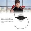 XHTLLO Double End Bag, Double End Punching Balls with Adjustable Cord and Inflator, PU Leather Speed Boxing Bag for Reflexes and Agility Training(Black and White) view 2