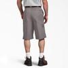 Dickies Loose Fit Flat Front Work Shorts, 13", Silver, 30 view 3