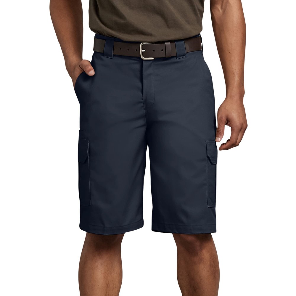 Dickies Flex Regular Fit Cargo Shorts, 11", Dark Navy, 36