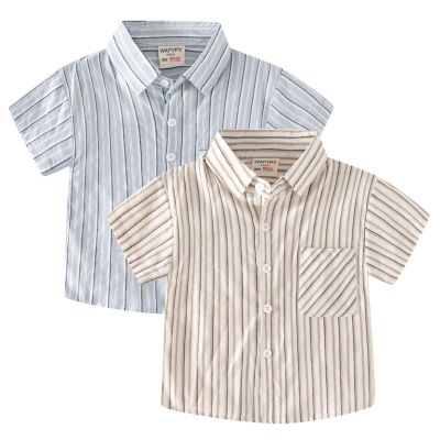Betadog Boy's Short Sleeve Button Down Shirts Boys Short Sleeve Button Down Dress Shirts Summer Casual (Blue, 3-4 Years)