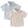 Betadog Boy's Short Sleeve Button Down Shirts Boys Short Sleeve Button Down Dress Shirts Summer Casual (Blue, 3-4 Years) view 1