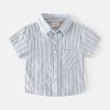 Betadog Boy's Short Sleeve Button Down Shirts Boys Short Sleeve Button Down Dress Shirts Summer Casual (Blue, 3-4 Years) view 2