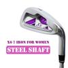 YETTRDA Left or Right Handed #7 Golf Club Iron with Steel/Graphite Shaft for Adults Golfers Golf Training (Steel (Women),Right) view 2