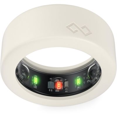 Rinfit Smart Ring Protector - Compatible with 8mm Smart Rings - Silicone Ring Cover for Working Out - ClassicFit - Stone, M