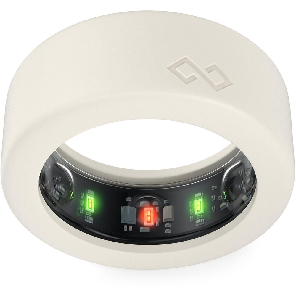 Rinfit Smart Ring Protector - Compatible with 8mm Smart Rings - Silicone Ring Cover for Working Out - ClassicFit - Stone, M
