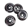 GXBHSP 3-Pack 6-Pack Speed Skating Inline Wheels 90mm 100mm 110mm Inline Skate Wheels with ABEC-9 Bearings 85A Inline Skate Replacement Wheels Big wheels Training (black,1) view 3