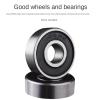 GXBHSP 3-Pack 6-Pack Speed Skating Inline Wheels 90mm 100mm 110mm Inline Skate Wheels with ABEC-9 Bearings 85A Inline Skate Replacement Wheels Big wheels Training (black,1) view 4