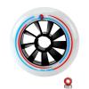 GXBHSP 3-Pack 6-Pack Speed Skating Inline Wheels 90mm 100mm 110mm Inline Skate Wheels with ABEC-9 Bearings 85A Inline Skate Replacement Wheels Big wheels Training (white,1) view 1
