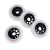 GXBHSP 3-Pack 6-Pack Speed Skating Inline Wheels 90mm 100mm 110mm Inline Skate Wheels with ABEC-9 Bearings 85A Inline Skate Replacement Wheels Big wheels Training (white,1) view 4