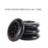 GXBHSP 3-Pack 6-Pack Speed Skating Inline Wheels 90mm 100mm 110mm Inline Skate Wheels with ABEC-9 Bearings 85A Inline Skate Replacement Wheels Big wheels Training (black,6) view 2