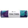 Eunzel Hot Yoga Towel - Microfiber Non Slip Yoga Mat Towel with Grip Dot Sweat Absorbent Towel for Hot Yoga, Pilates and Fitness 72" x 24", Green & Purple/Purple view 1