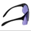 Calabria Picklers Semi-Rimless PickleBall Sunglasses Black/Purple Eye Protection Men Women UV400 Racquetball Glasses Anti Fog view 3