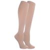 Dr. Scholl's Women's Graduated Compression Houndstooth Pattern Knee High Socks 2 Pair Pack, Beige, Fits Women's shoe size 4-10 view 1