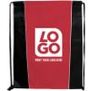 Custom Two-Tone Drawstring Tote Bags - Single Color Imprint for Promotions, Gifts, & Events view 1