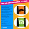 Custom Two-Tone Drawstring Tote Bags - Single Color Imprint for Promotions, Gifts, & Events view 2