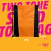 Custom Two-Tone Drawstring Tote Bags - Single Color Imprint for Promotions, Gifts, & Events view 3