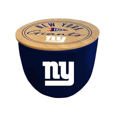 NFL New York Giants Script Circle Logo Ceramic Candle