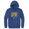 500 LEVEL Steph Curry Golden State Warriors Slant Youth Hoodie Sweatshirt (Heather Royal, X-Large) view 1