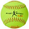 CHAMPRO CSB5DYN Durahide Cover 12" NFHS Game Softballs in a Black Bucket  18 Balls and one Rods Can Sleeve Included. view 2