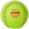 CHAMPRO CSB5DYN Durahide Cover 12" NFHS Game Softballs in a Black Bucket  18 Balls and one Rods Can Sleeve Included. view 3