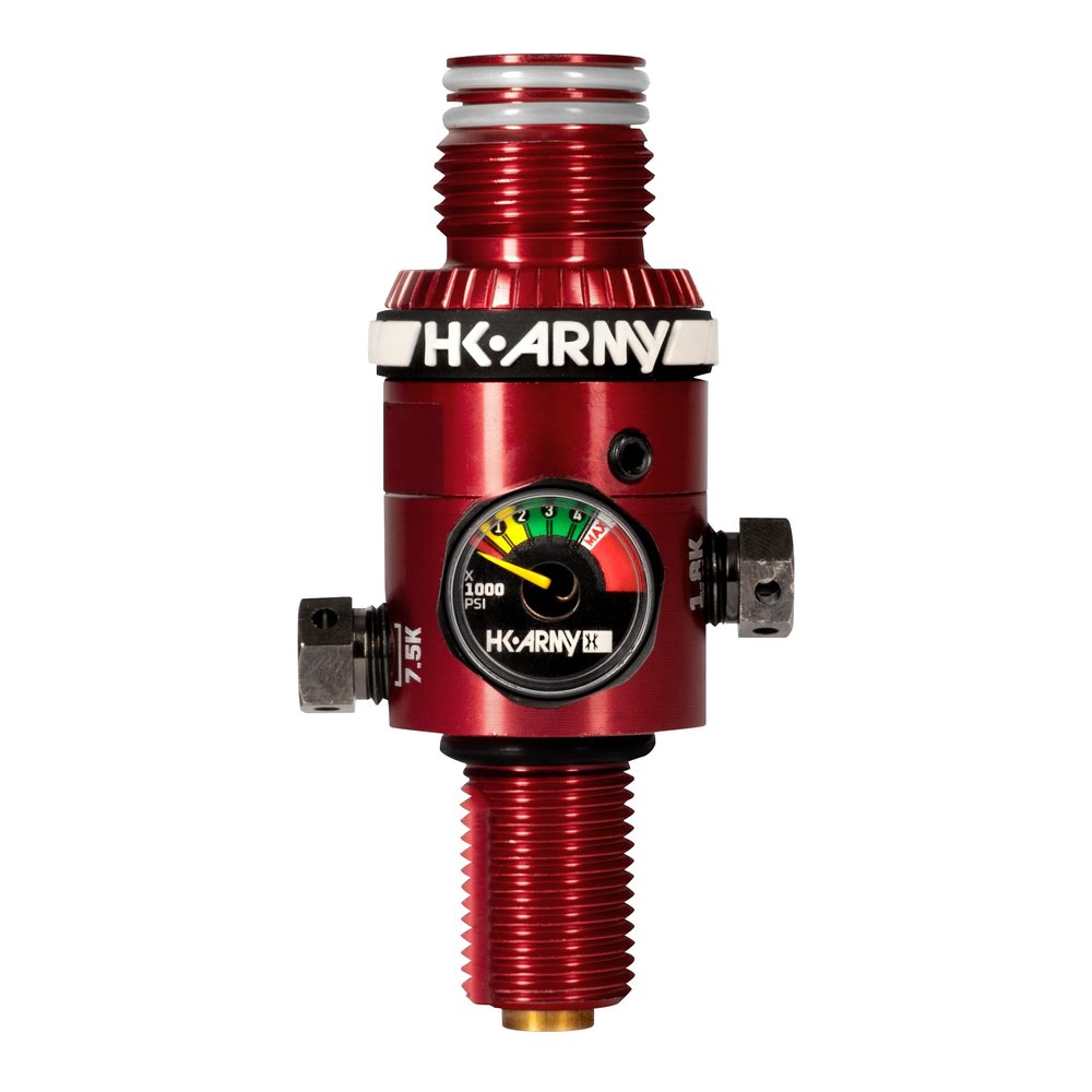 HK Army HP8 Paintball Air Tank Regulator - 800psi Output (Red)