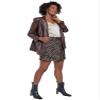 Royalty for Me Women's Dolphin Skort with Knit Under Short, Dark Tiger, L view 4