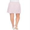 Royalty for Me Women's High Rise Linen Cargo Skort, Red AWN, M view 4