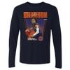 500 LEVEL Jalen Brunson New York Knicks Premiere Long Sleeve Shirt (Navy, XX-Large) view 1
