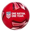 Icon Sports Officially Licensed US Soccer Federation Soccer Ball - USSF93BL Red Size 5