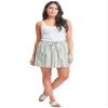 Royalty for Me Women's Dolphin Skort with Knit Under Short, Broken Lines, S view 4