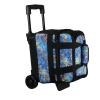 ELITE Basic Single Roller Aqua Bowling Bag - Compact, Sturdy Design, Fits Size 10.5 Shoes (Blue Swirl) view 2