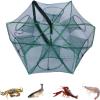 2025 New The Magic Foldable Fishing Trap, The Fishing Trap Fishing Kit Fishing Net, Auto-Foldable Strengthened Fishing Trap Net, for Fish Crawfish Crab (6 Holes25 * 60cm) view 1