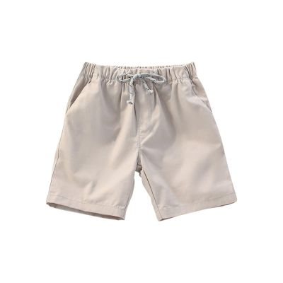 NineFit Basics Summer Toddler Boys Shorts Solid Color Shorts Casual Outwear Fashion for Children Clothing Shorts for (Beige, 5-6 Years)